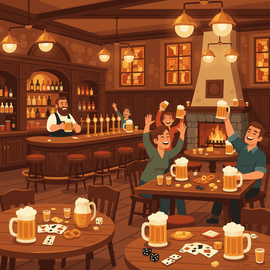 Česká hospoda plná her